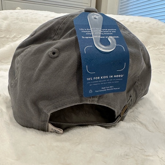 Life Is Good Gray Flower Hat - Picture 8 of 10